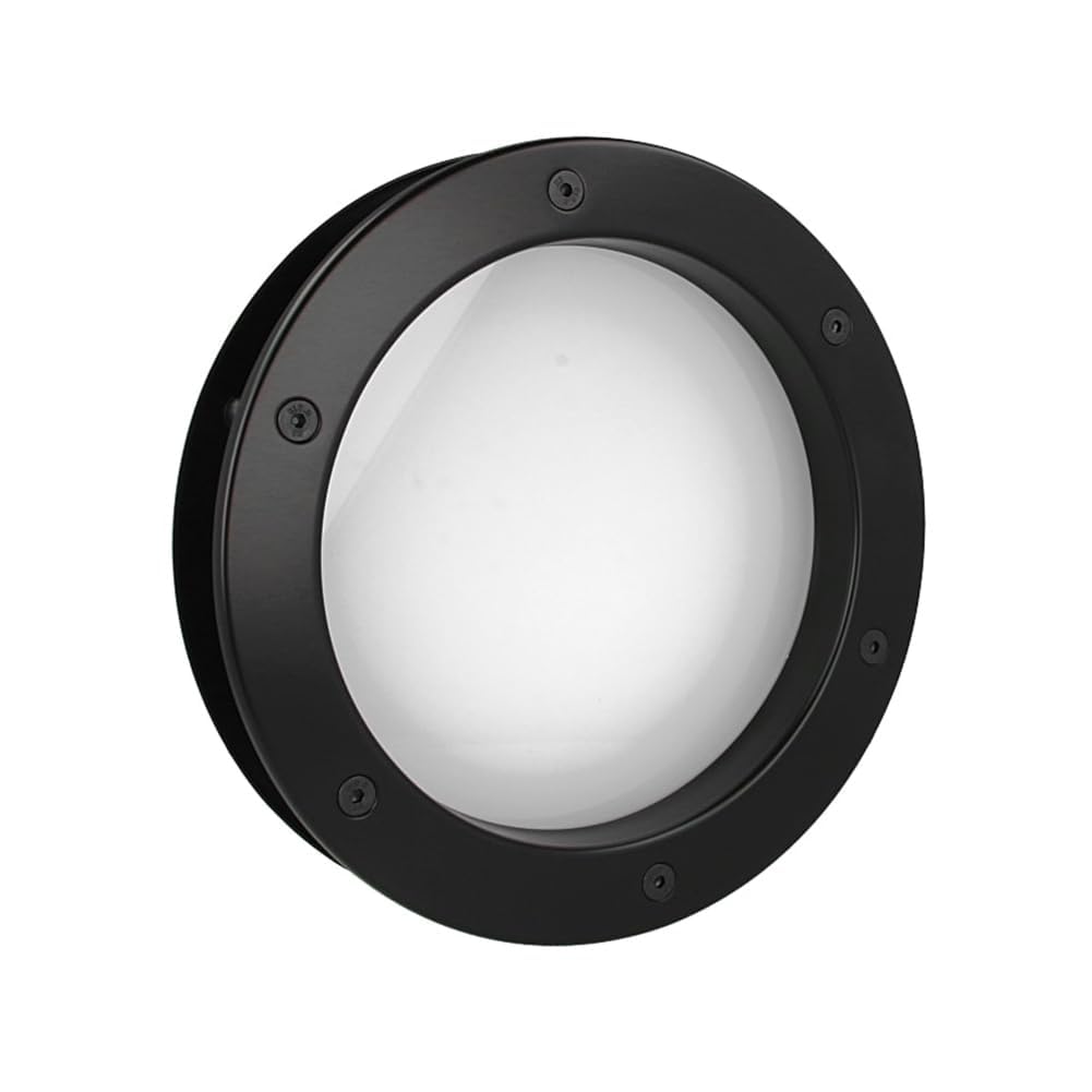 MLS Bullauge B4000, Bullauge für Türen, Robustes Aluminium, VSG-Sicherheitsglas, Passend für 40 mm S