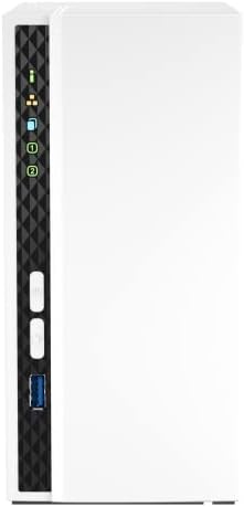 QNAP TS-233-US 2 Bay Günstiger Desktop NAS mit ARM Cortex-A55 Quad-Core-Prozessor und 2GB DDR4 RAM (
