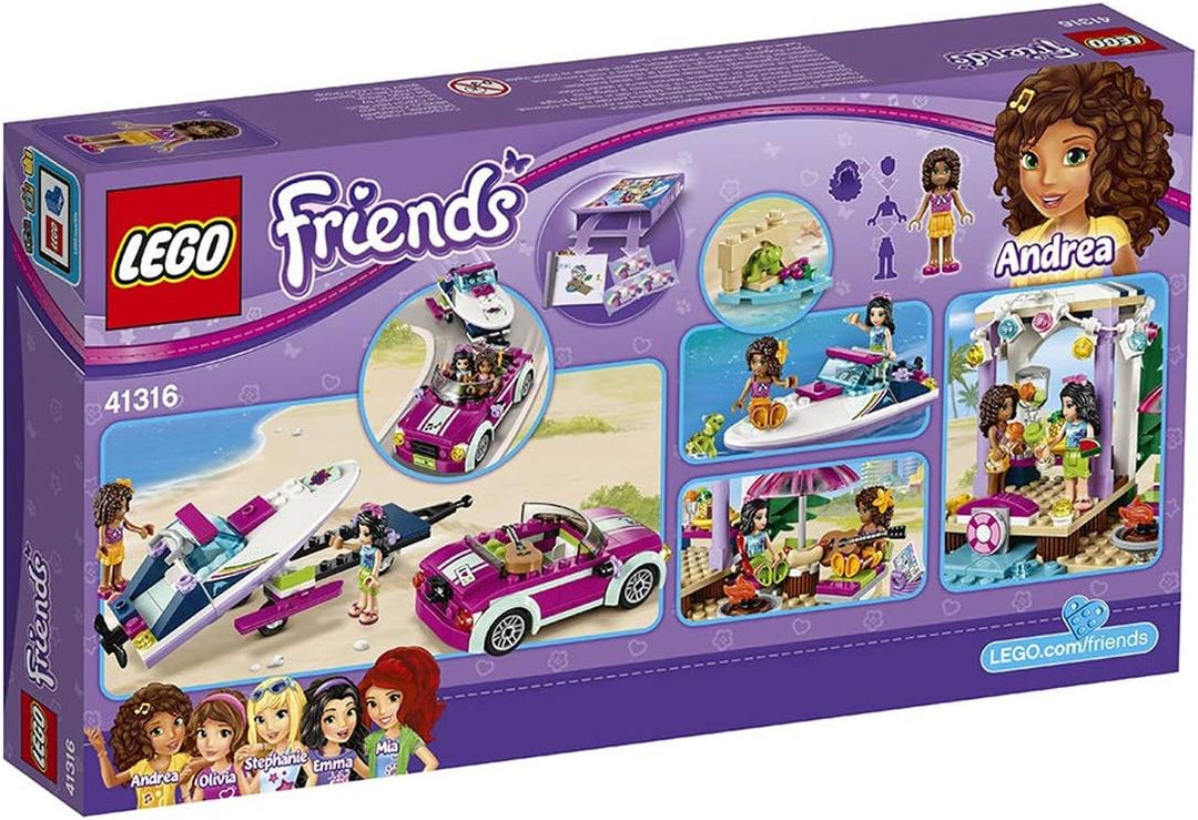 LEGO Friends 41316 - Andreas Rennboot-Transporter