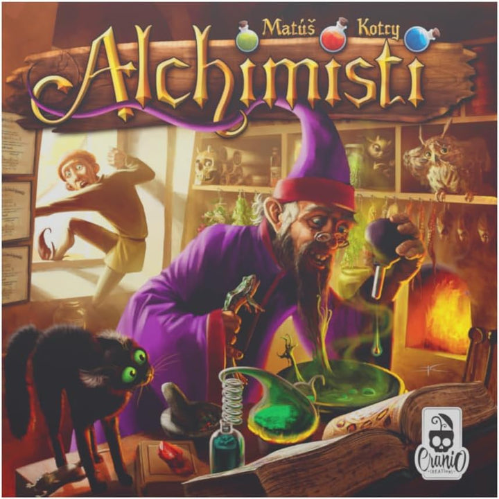 Schädel und Kreationen - Alchemisten Board Spiel