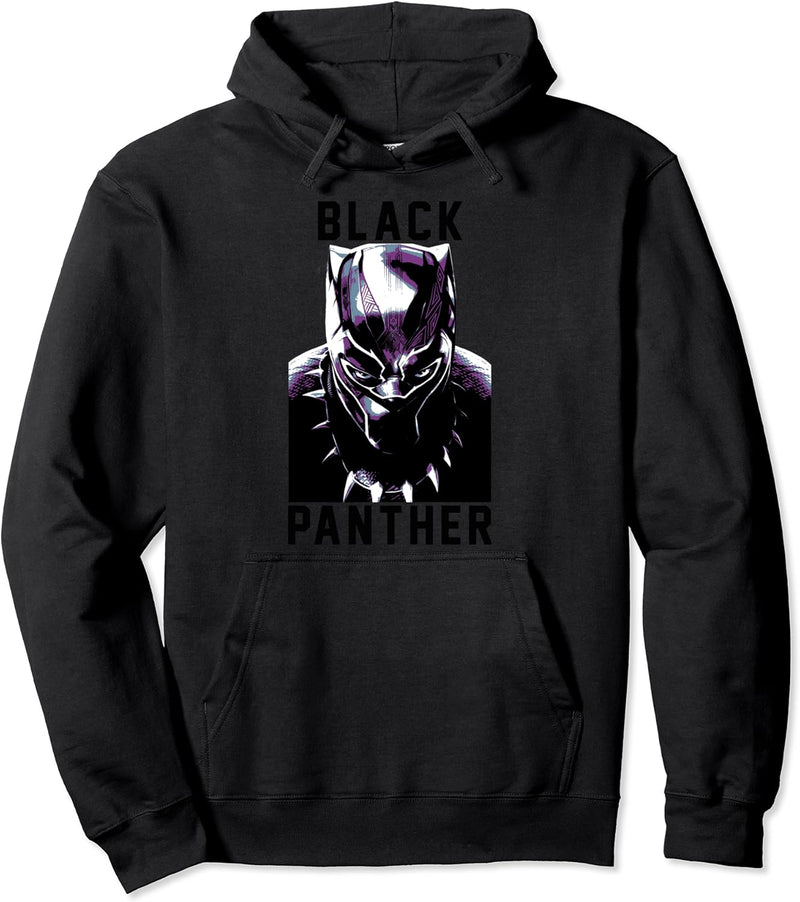 Marvel Black Panther Avengers Stare Collegiate Pullover Hoodie