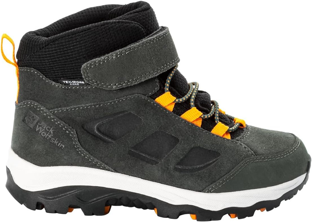 Jack Wolfskin Unisex Kinder Vojo Lt Texapore Mid K Outdoorschuhe 31 EU Slate Green, 31 EU Slate Gree