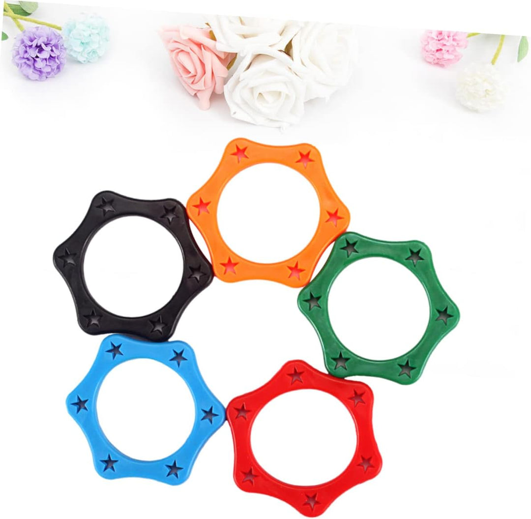 TOYANDONA 5 Stück Rutschfeste Kunststoff Anti Roller Mikrofonringe 35mm ø Für Handmikrofone Stossdäm