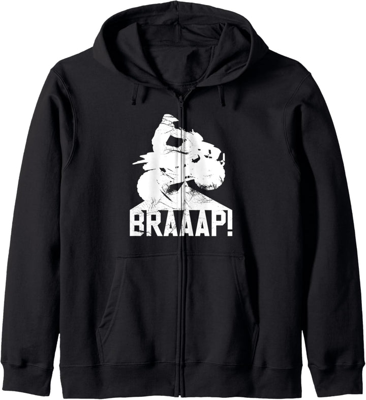 Quad Bike Braap ATV Vintage Geschenk Kapuzenjacke