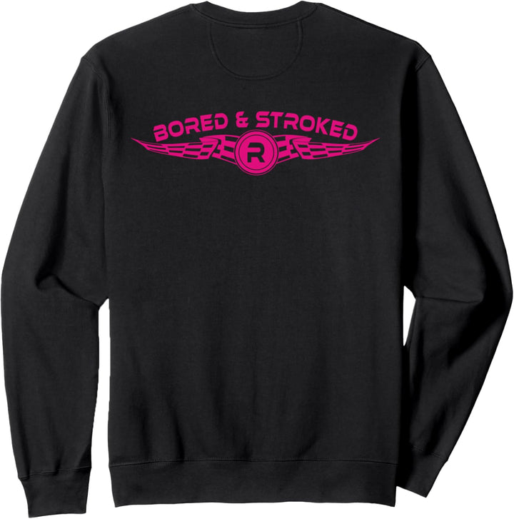 Rebel Motorsport-Star Spangled Schädel Bored and Stroked Sweatshirt