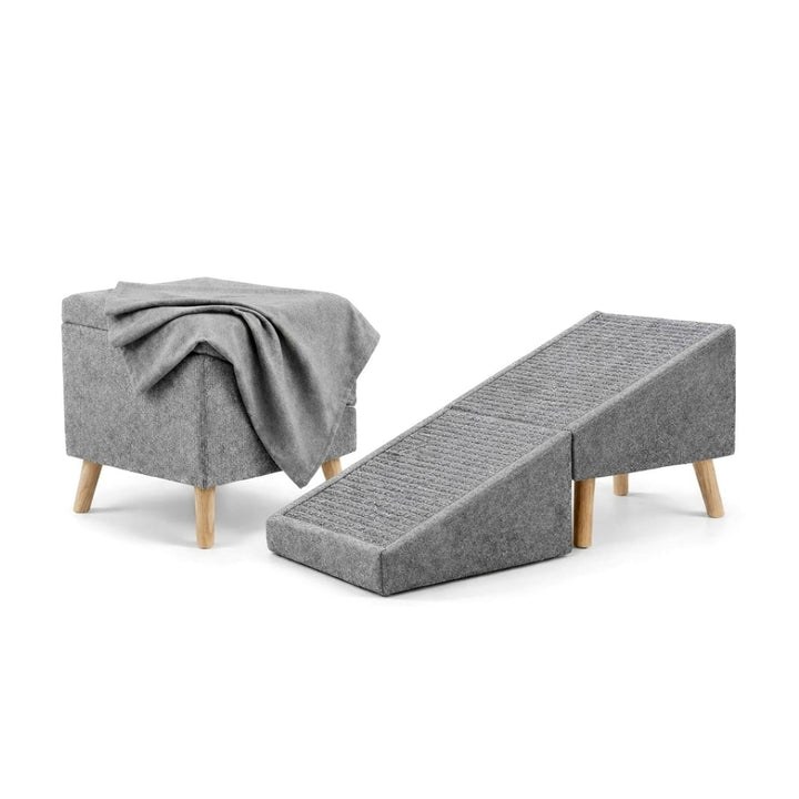 Hunderampe Klappbar - rutschfeste Hunderampe Bett & Sofa, für kleine & grosse Hunde, Multifunktional