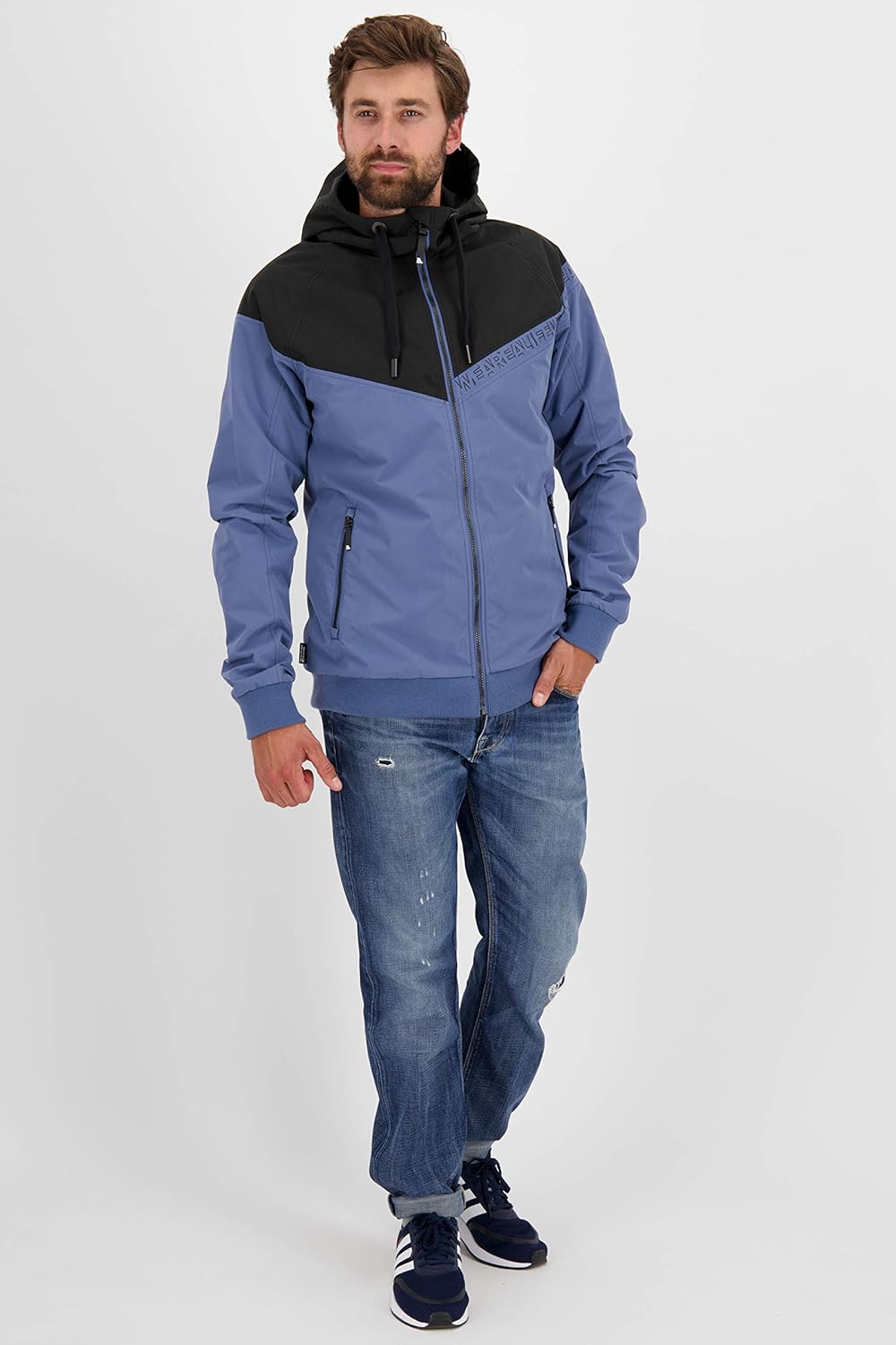 ALIFE and Kickin JackAK Jacket – Herren Übergangsjacke Kurz – Leicht & Winddicht – Ideal für Frühlin