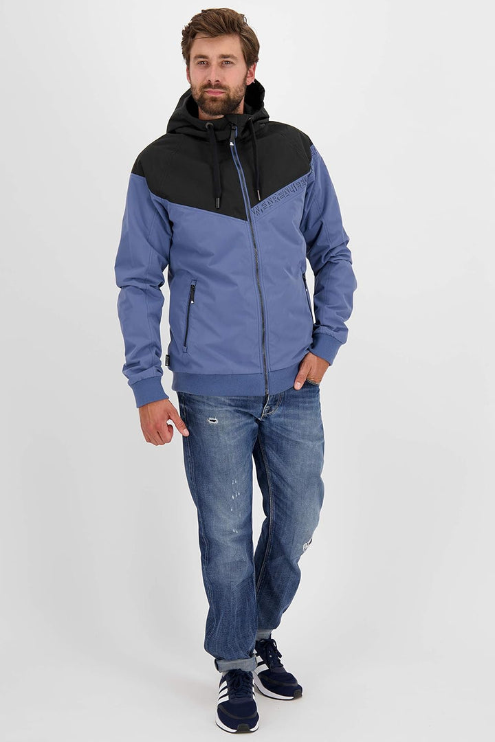 ALIFE and Kickin JackAK Jacket – Herren Übergangsjacke Kurz – Leicht & Winddicht – Ideal für Frühlin
