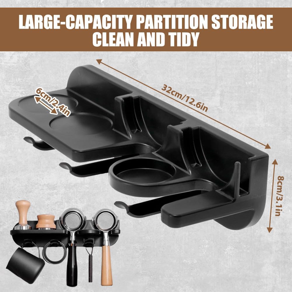 58mm Kaffee Tamperstation – Siebträger Zubehör, Barista Zubehör, Espresso Zubehör für DeLonghi Dedic