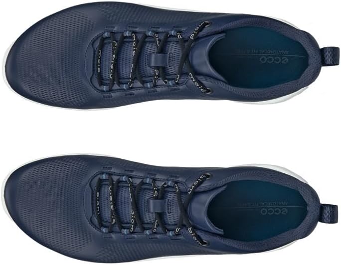 ECCO Herren BiomfjuelmSneaker 39 EU Blau Weiss, 39 EU Blau Weiss