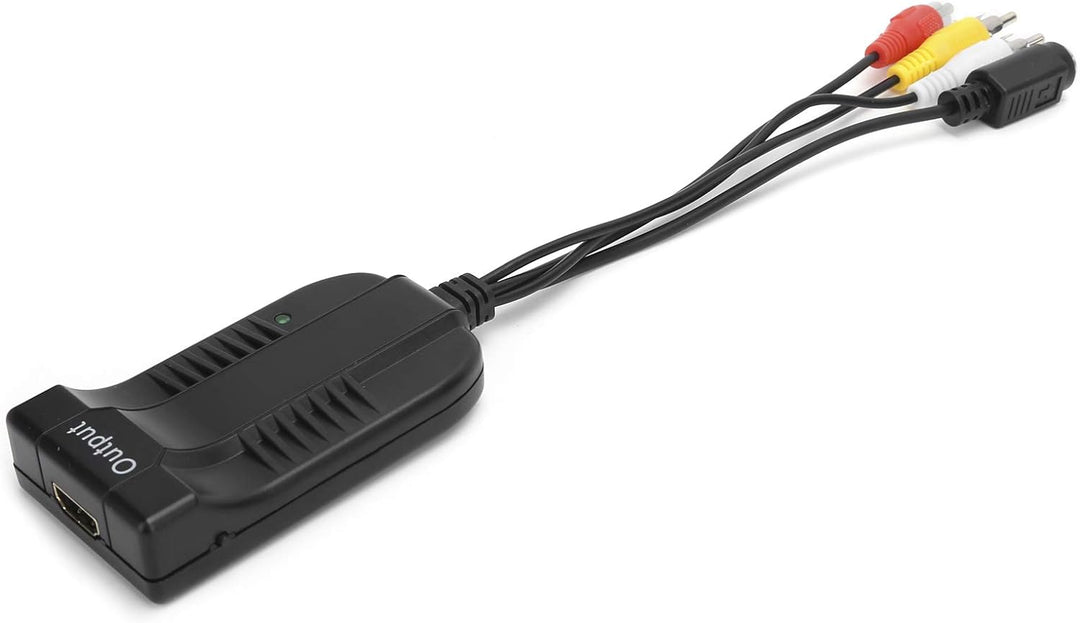 S-Video to Hdmi Converter, Video Konverter S Video Auf Hdmi 3 RCA Composite Adapter mit MäNnlichem S