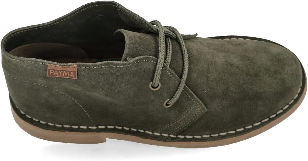 PAYMA - Safari Desert Boot aus WildLeder für Damen und Herren. Schuhe aus Spanien. Chukka Stiefelett