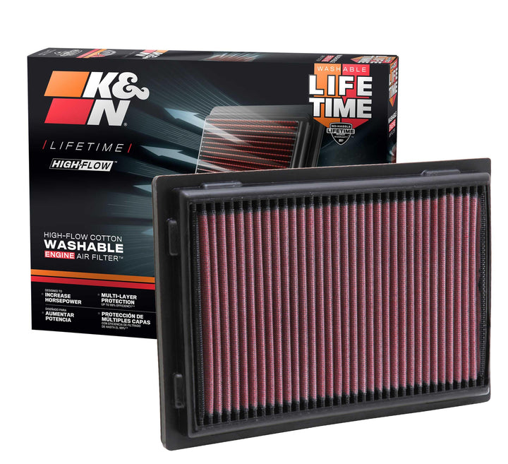 K&amp;N 33-2381 Motorluftfilter: Hochleistung, Prämie, Abwaschbar, Ersatzfilter,Erhöhte Leistung, 2006-2
