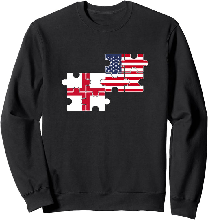 England USA Flagge Amerikanischer Engländer Sweatshirt