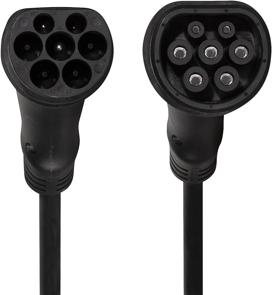 Harting EVC0113 - E-Auto-Ladekabel Typ 2, spiral, 3-phasig, 20 A, 11 kW, 5 m/ZERTIFIZIERTES KABEL 11