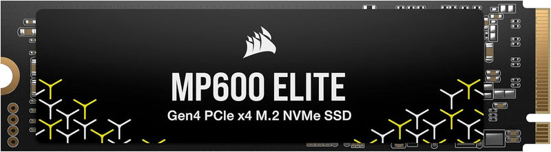 CORSAIR MP600 ELITE 1TB M.2 PCIe Gen4 x4 NVMe SSD Mit Integriertem Kühlkörper - M.2 2280 - Bis zu 7.