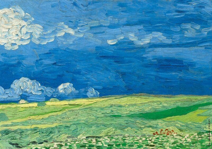 BOSKA Käsehobel Van Gogh - Weizenfeld unter einem Gewitterhimmel - 220x75x15mm, Weizenfeld