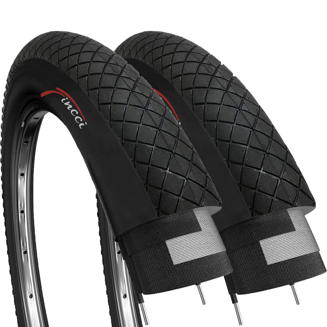 Fincci Fahrradreifen 20 Zoll 20x1.95 53-406 Reifen Fahrradmantel für BMX MTB oder Kinder Fahrrad (2e