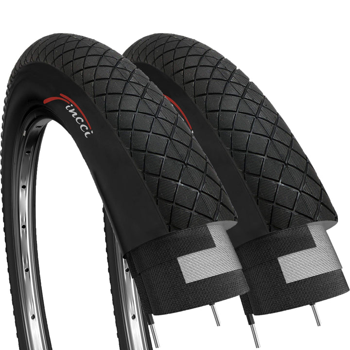 Fincci Fahrradreifen 20 Zoll 20x1.95 53-406 Reifen Fahrradmantel für BMX MTB oder Kinder Fahrrad (2e
