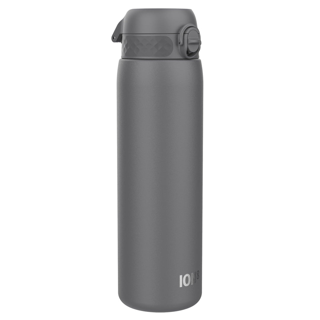 Ion8 1 Liter Edelstahl Trinkflasche, Auslaufsicher, Einhandöffnung, Sichere Verriegelung, Spülmaschi