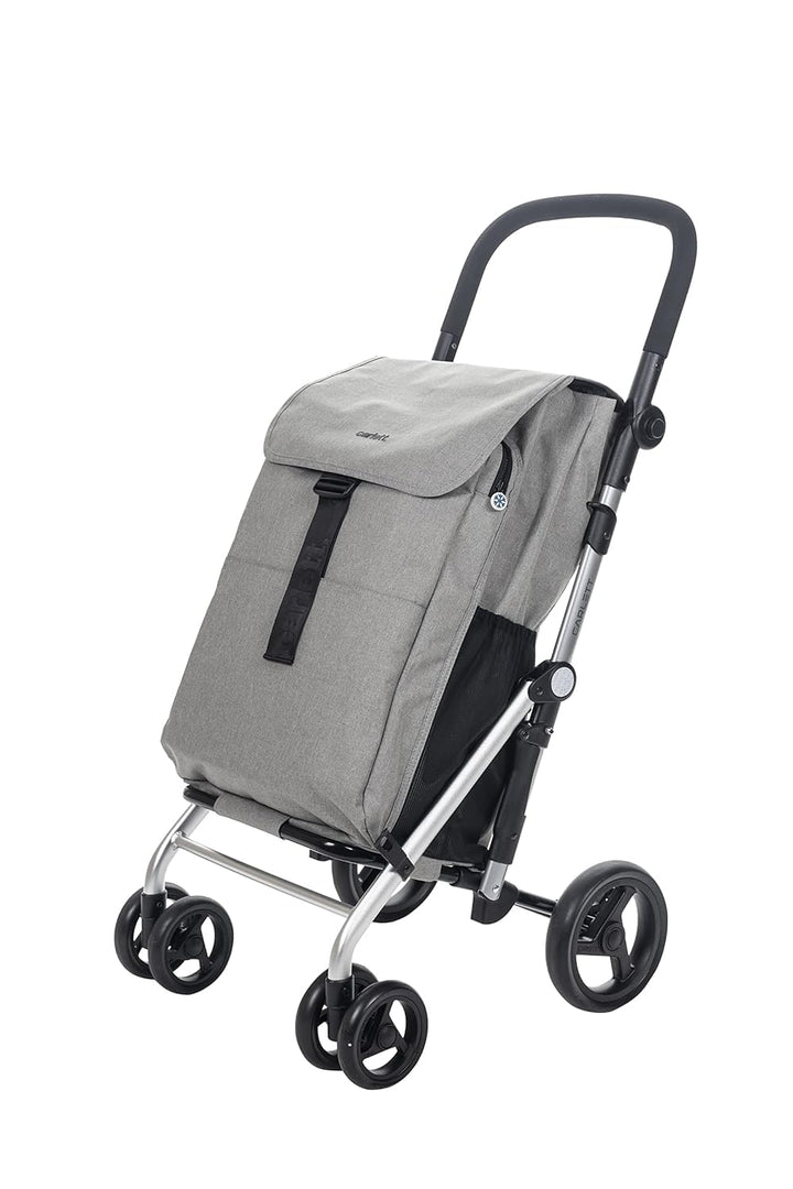 Carlett – Pack Classic Family | Zusammenklappbarer Einkaufswagen mit Geschenkhaken | Hochleistungs-S