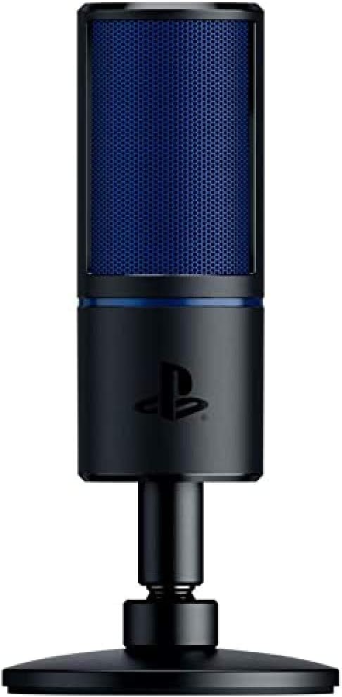 Razer Seiren X für Playstation - USB Kondensator-Mikrofon für Streaming auf der PS4 und PS5 (Kompakt