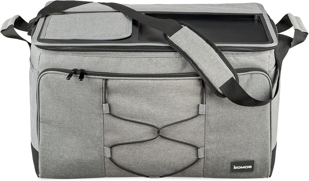 bomoe 52 Liter XXL Kühltasche faltbar - Outdoor Kühlbox 16h Kühlfunktion mit Trageriemen, wasserdich