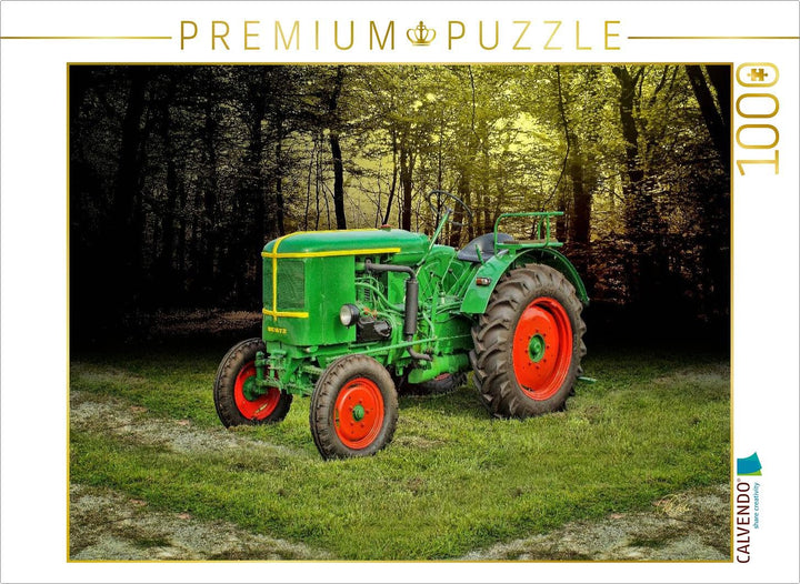 CALVENDO Puzzle Oldtimer Traktor Deutz 1000 Teile Lege-Grösse 64 x 48 cm Foto-Puzzle Bild von Peter