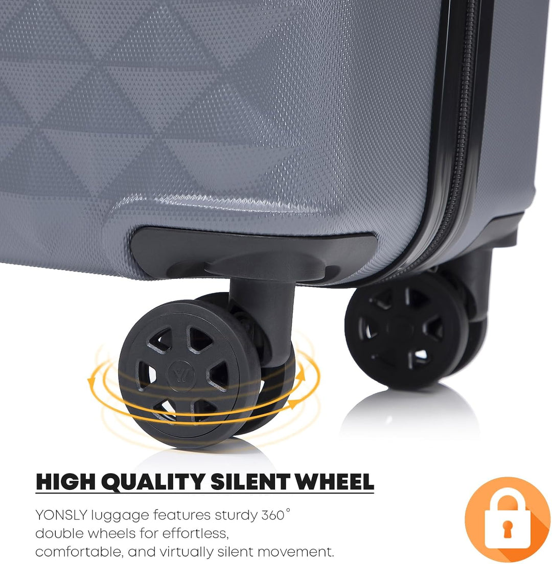 Premium Reisekoffer TSA-Schloss, Hartschalen-Koffer Trolley Kabinenkoffer Rollkoffer Suitcase Handge