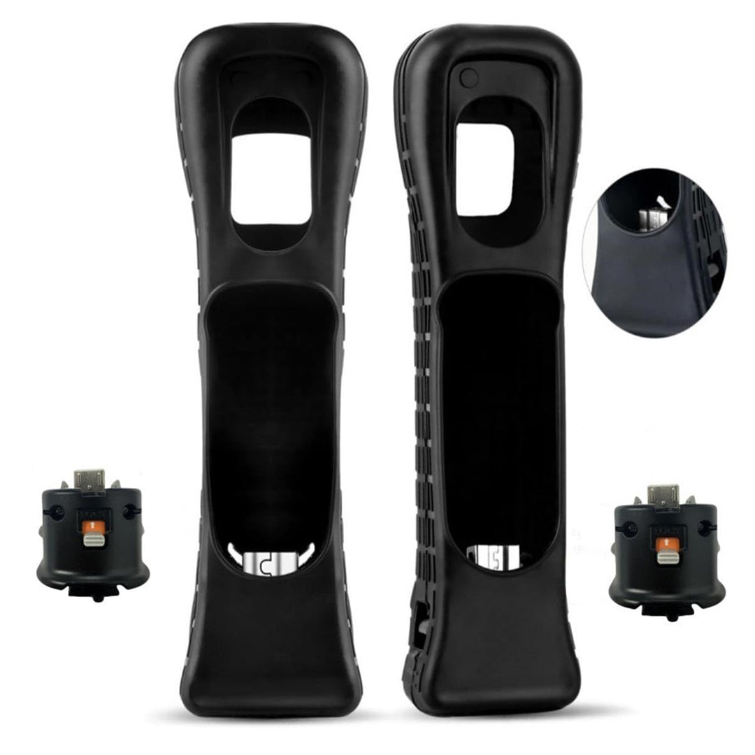 2er-Pack für kompatible Wii-Fernbedienungen, Motion Plus-Adapter-Beschleuniger, Wii Motion Plus-Zube