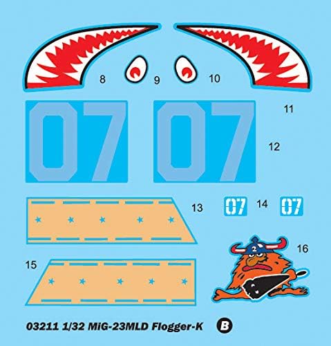 Trumpeter 03211 Modellbausatz MiG - 23 MLD Flogger-K