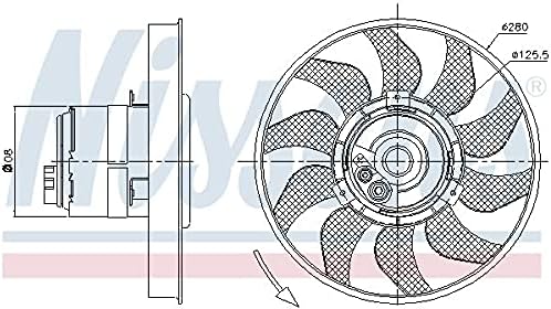 Nissens 85619 Lüfter Wasserkühler