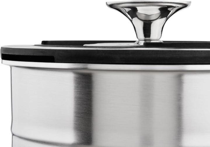 Sallys Edelstahl Kochtopfset Induktion "La Cucina", 9-teilig, Kochtopf Set mit multifunktionalem Gla