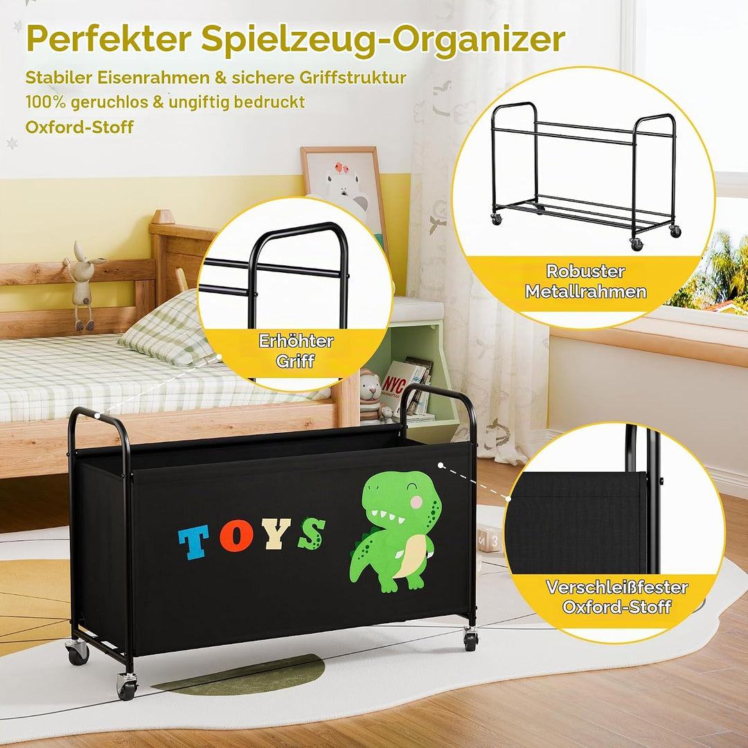 GRANNY SAYS Spielzeugkiste mit Rollen, Extra Gross Aufbewahrungsbox Kinder, Aufbewahrung Kinderzimme