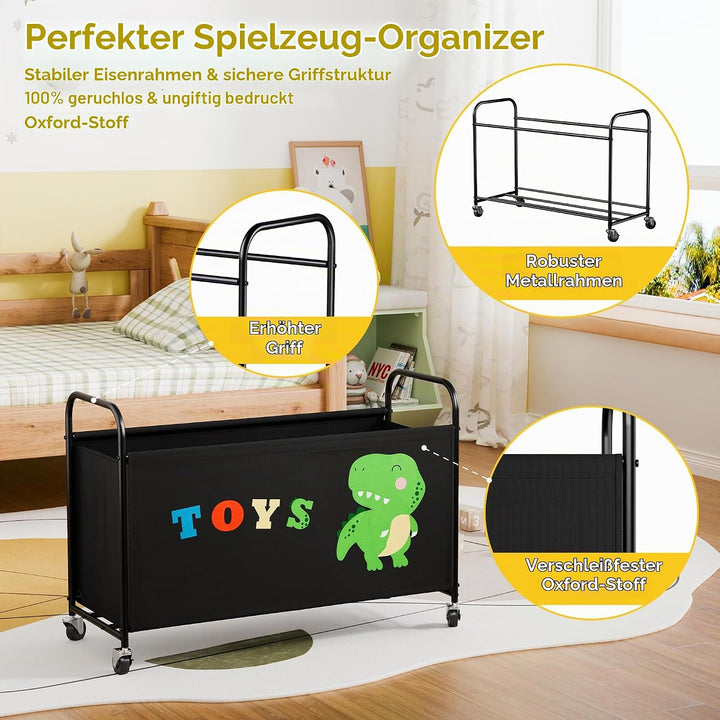 GRANNY SAYS Spielzeugkiste mit Rollen, Extra Gross Aufbewahrungsbox Kinder, Aufbewahrung Kinderzimme