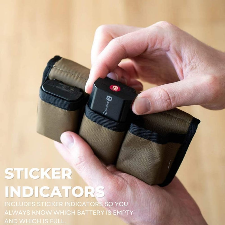 Gomatic Peter McKinnon Battery Case | Akku-Case | Batterie-Tasche für SLR/DSLR - Platz für DREI Akku