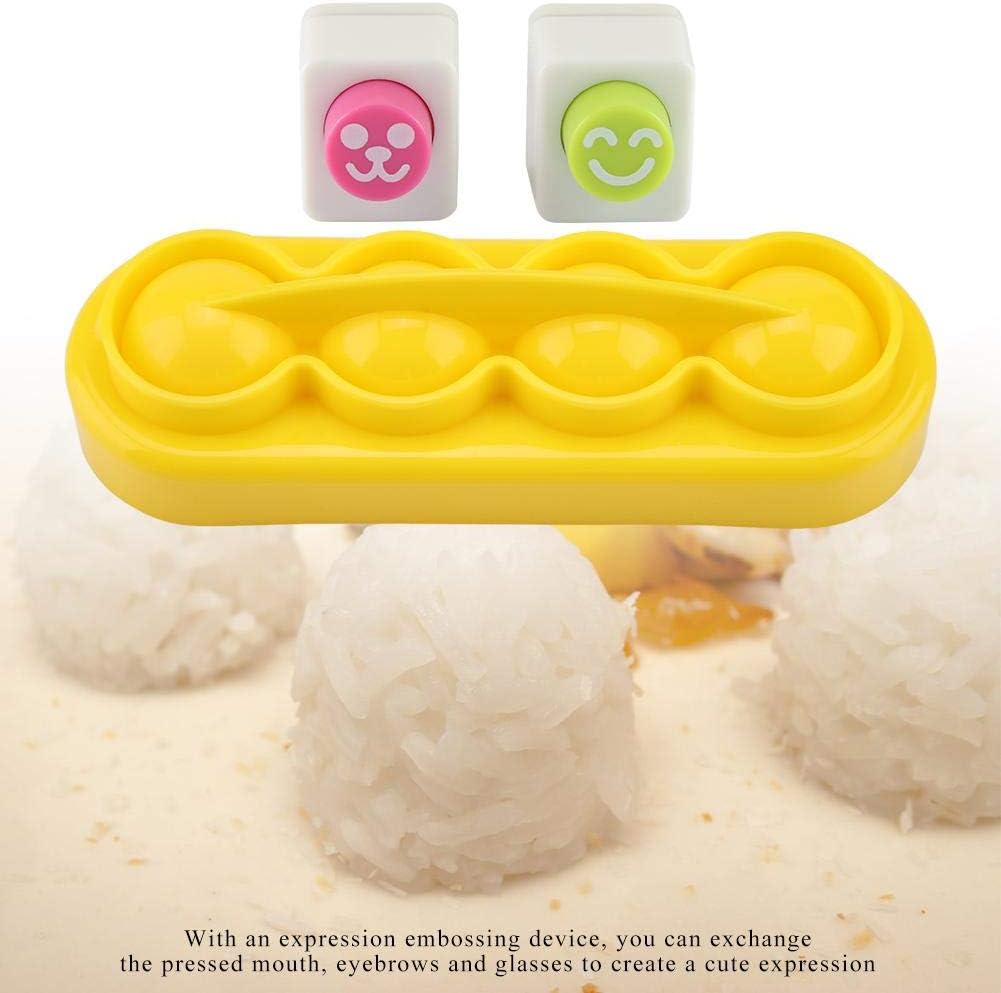 TOPINCN DIY Kleine Sushi Reisbällchen Form Lebensmittelqualität Pp Material Handwerk Reisrolle Form