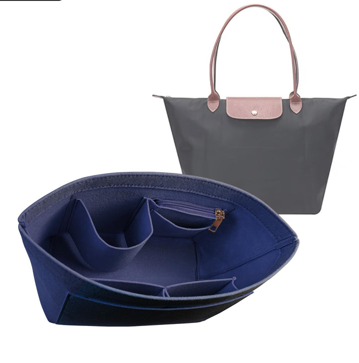 Lckaey Geldbörse Organizer für Tasche Organizer le pliage gross Y012-navyblue-L L/11.4*7.3*8.86in Ma