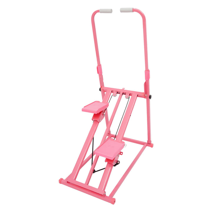 Treppensteiger Stepper für Zuhause, Klappbar Stairmaster Fitnessgerät Treppenstepper mit 3 Stufen Ei