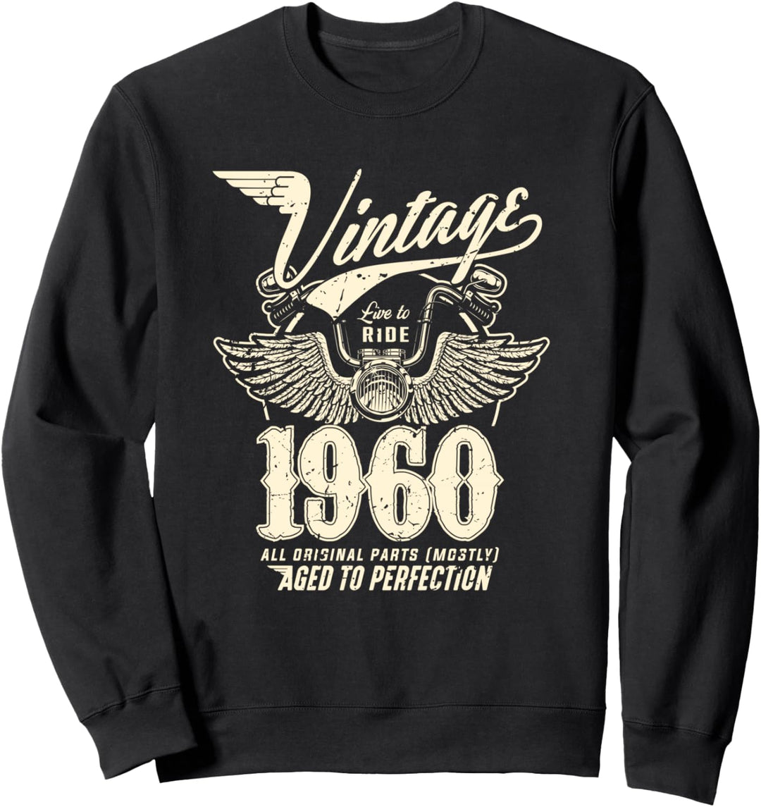 60. Geburtstag Geschenk Vintage 1960 60 Jahre Männer Frauen Sweatshirt