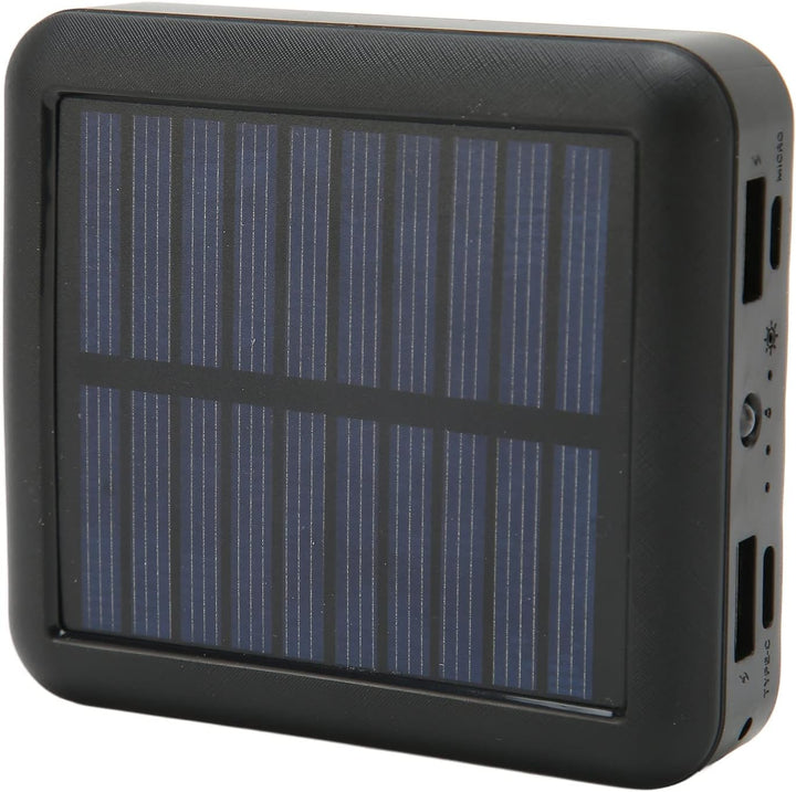 Tragbares Solartelefon-Ladegerät, 20000-mAh-Solar-Powerbank mit Zwei Ausgängen, USB-C-Anschluss und