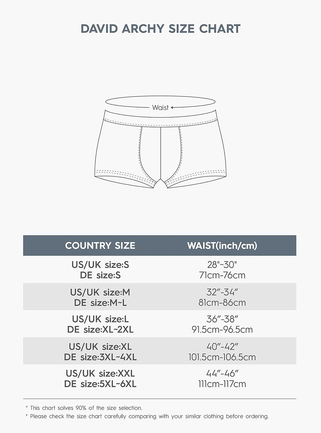DAVID ARCHY Boxershorts Herren Modal mit Eingriff Separat Beutel Microfaser Multipack Unterhosen Fun