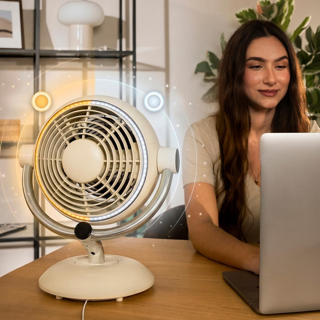 Cecotec Tischventilator EnergySilence 960 Cyclone Desk Eve, 35 W Durchmesser 3,15" | 35W, Durchmesse