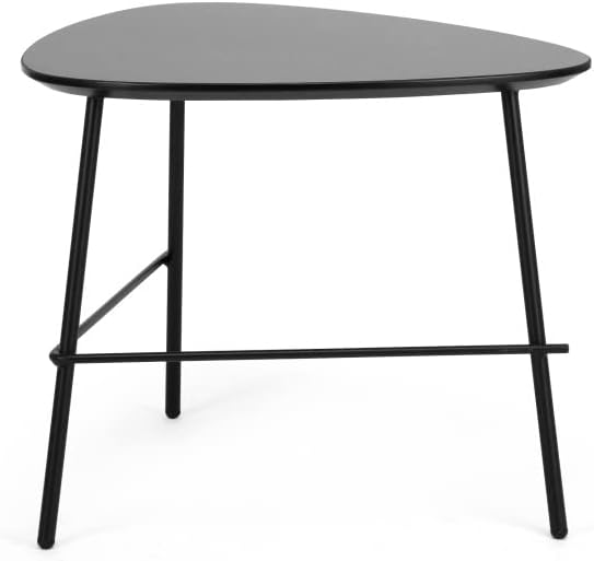 Tisch Wohnzimmertisch Couchtisch Holz Metall Weiss Grau Schwarz Sofatisch Magali Farbe Grau, Grösse