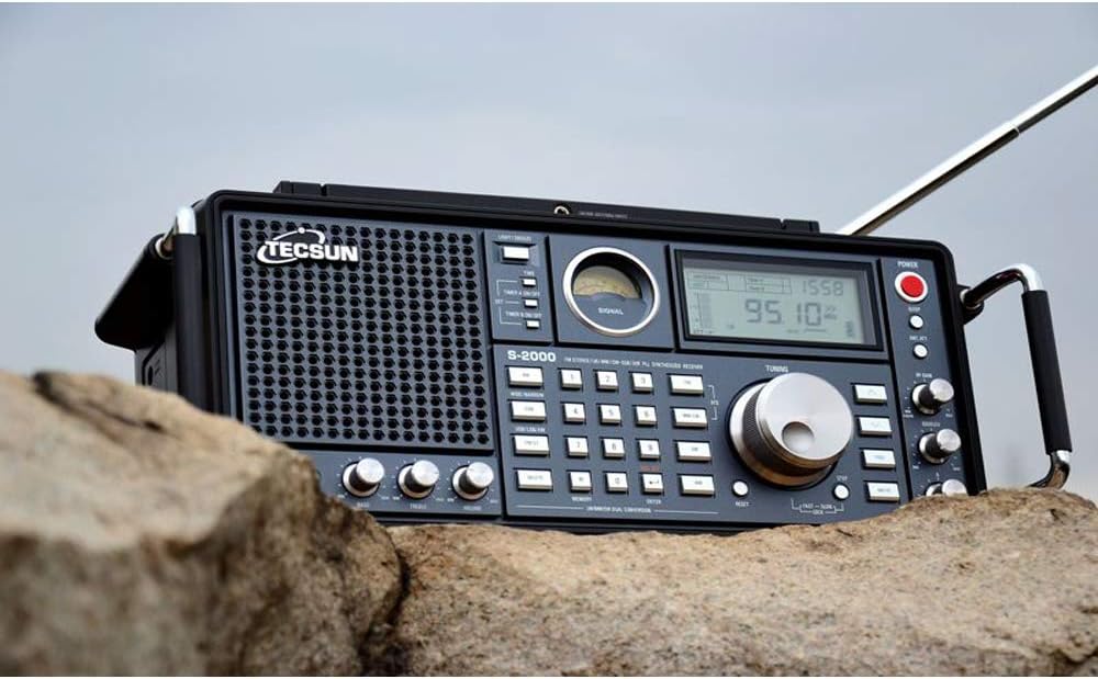 TECSUN S-2000 HAM Amateur Radio SSB Dual Conversion PLL FM/MW/SW/LW Air Band (S-2000)