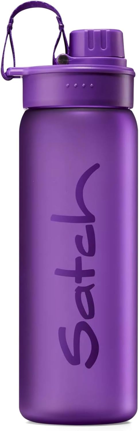 satch Sport Trinkflasche BPA frei 650 ml, Auslaufsicher und Kohlensäure geeignet, für Sport- und Erf