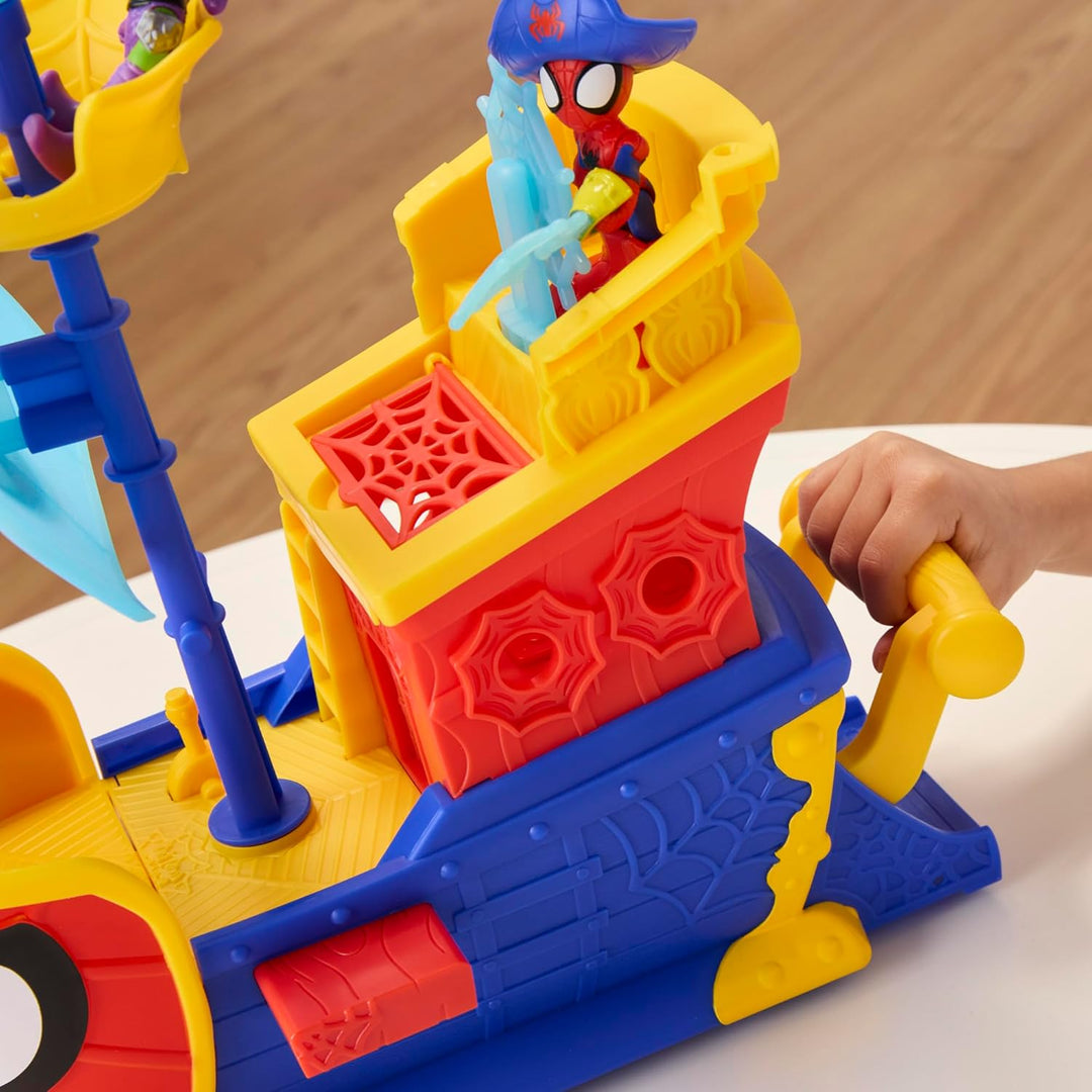 Spidey and his Amazing Friends SAF WEBS AHOY Bubble Ship Piratenschiff, Piratenschiff