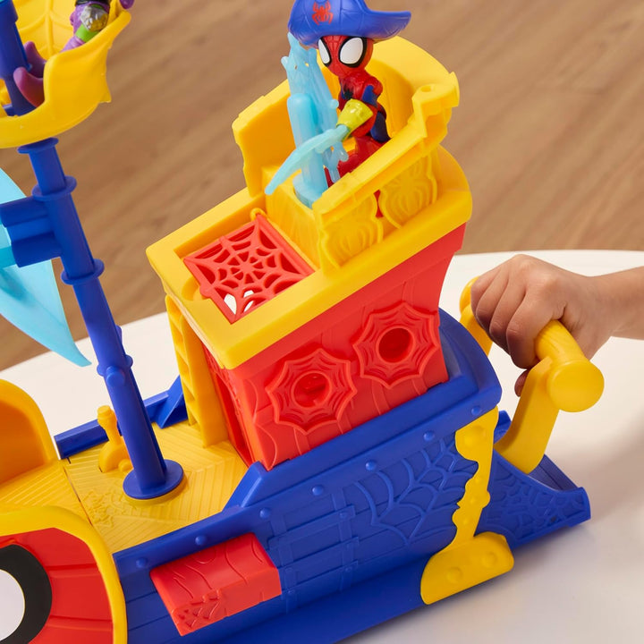 Spidey and his Amazing Friends SAF WEBS AHOY Bubble Ship Piratenschiff, Piratenschiff