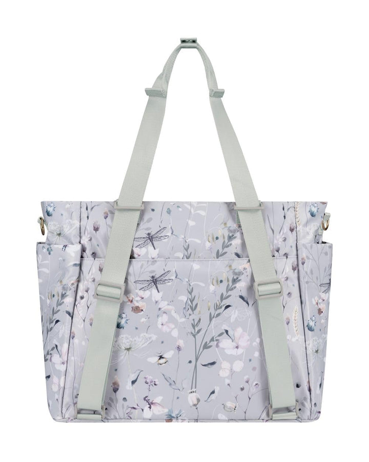 Kikkaboo Wickeltasche Florence Wickelunterlage, Reissverschluss, Flaschentaschen grau, Grau