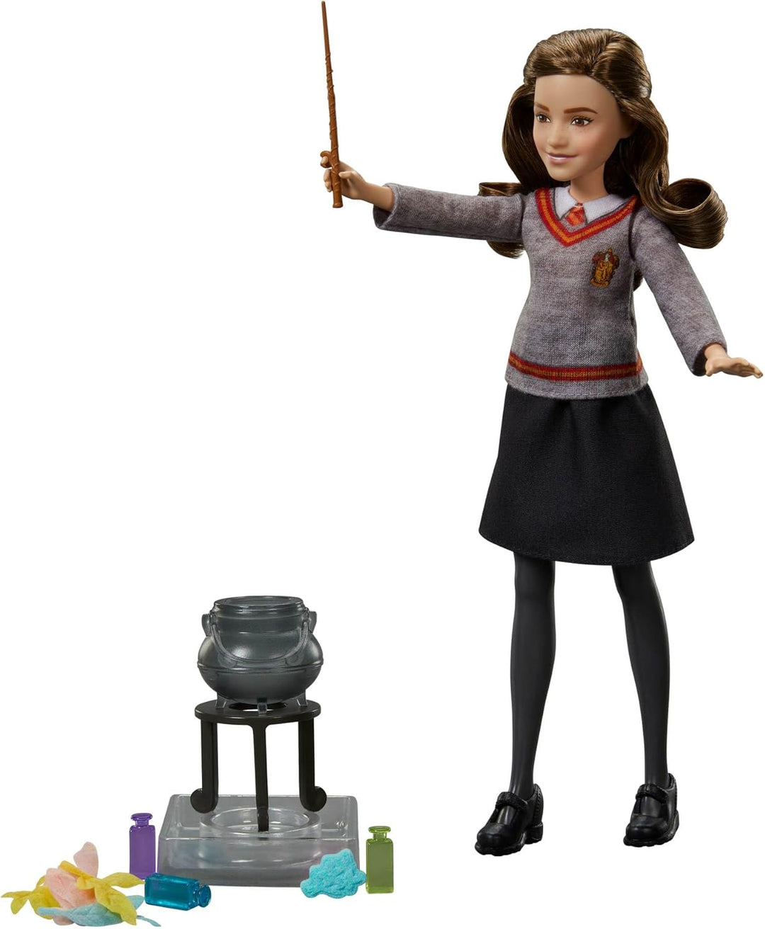 Mattel Harry Potter-Spielzeug, Spielset mit Vielsaft-Trank Hermine Granger-Puppe, typisches Hogwarts